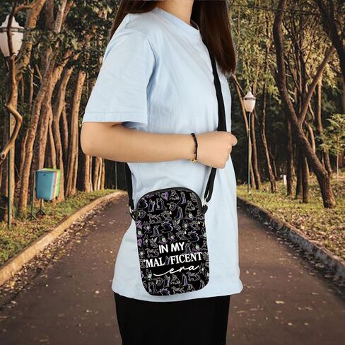 TSOTMO Villain Movie Merch Gift Evil Queen مستوحاة من حقيبة كروسبودي هدية لمحبي الأفلام الأميرة الأشرار WDW (Mal Era Cross) in Saudi Arabia