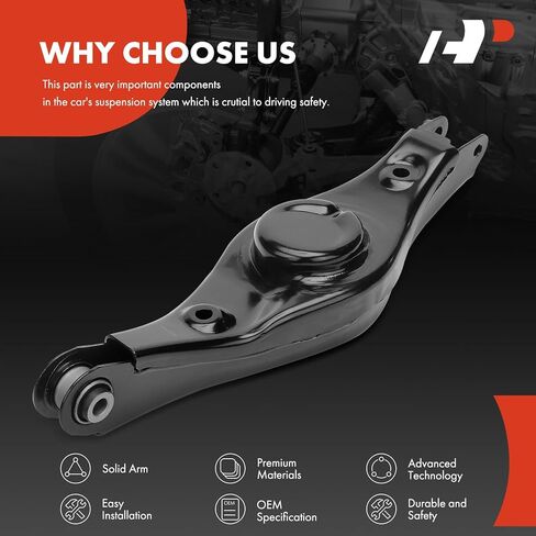 A-Premium 2 x Rear Lower Control Arm, with Bushing, Compatible with Honda Odyssey 2011-2017 in Saudi Arabia