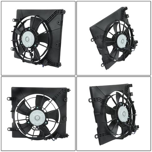 Left Side Engine Radiator Cooling Fan Assembly Replacement for Honda Fit 2015-2020 L4 1.5L 621374 190155R1003 in Saudi Arabia