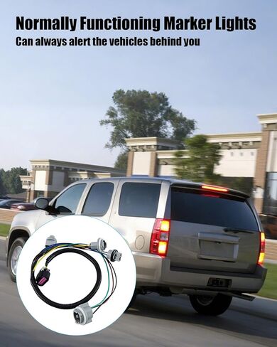 22787445 Rear Tail Light Lamp Wiring Harness Socket Fit for Chevy Suburban Tahoe GMC Yukon in Kuwait