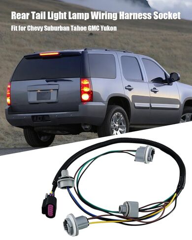 22787445 Rear Tail Light Lamp Wiring Harness Socket Fit for Chevy Suburban Tahoe GMC Yukon in Kuwait