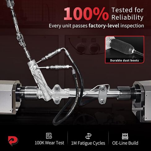 PHOBOOS Hydraulic Power Steering Rack and Pinion Assembly Compatible with Chevrolet Camaro 2010-2015, 3.6L, New Unit, Leak Resistance, Direct Fit, Ref. 221107 in Kuwait