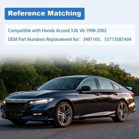 Power Steering Pressure Hose Line Compatible with Honda Accord 3.0L V6 1998 1999 2000 2001 2002, Replacement for 3401165, 53713S87A04 in Kuwait