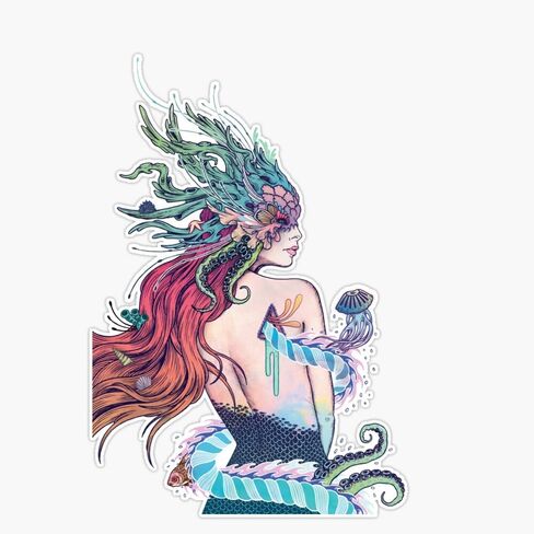 ملصق فينيل مغناطيسي من MAGNET The Last Mermaid مقاس 5 بوصة in Saudi Arabia