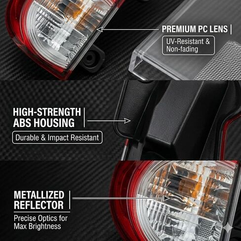 High Brightness NV200 Rear Tail Light Assembly, Left Side, Car Tail Rear Brake Stop Lamp, Tail Light Compatible with 2013-2021 Nissan NV200 Replace 26555-3LM0A in Saudi Arabia
