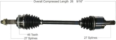 TrakMotive CV Axle Shaft - HY-8261 in Kuwait