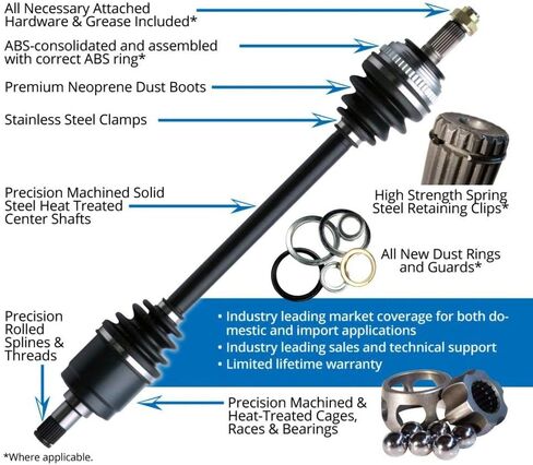 TrakMotive CV Axle Shaft - HY-8261 in Kuwait