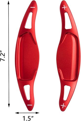 x xotic tech Red CNC Billet Aluminum Paddle Shifter Extensions Interior Shift Cover Decoration Accessories Compatible with 2018 2019 2020 2021 2022 2023 Kia Stinger (CK) in Saudi Arabia