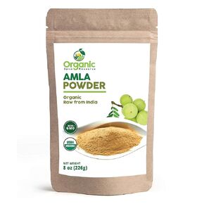 Organic Amla Powder | 8 oz (226g) | Amalaki, Non-GMO, 100% Raw from India, by SHOPOSR