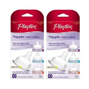 Baby Bottle and Silicone Nipple (Variety Pack Medium)