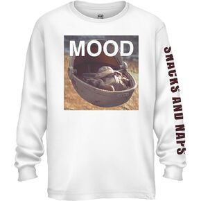 STAR WARS The Mandalorian Child Baby Yoda Nap Mood Longsleeve T-Shirt