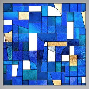BDF 3ABST Window Film 3ABSTract Stained Glass (36in X 59 1/2feet)
