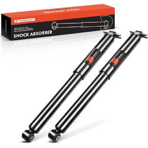 A-Premium Rear Pair (2) Shock Absorber Compatible with Jeep Wrangler 2007-2017 Wrangler JK 2018, Driver and Passenger Side