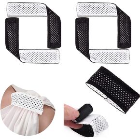 2 Pairs Jersey Sleeve Bands, Soccer Softball Sleeve Ties Sleeve Holders with Hook and Loop Fasteners for Shirts Baseball Sports Activities Boys Girls Sleeve Straps