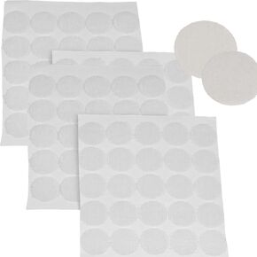 BlueDot Trading, Hook & Loop Fastener Sticky Dot Adhesive Backed Coins Perfect for DIY, Crafts, Office, Classroom, 3/4", Quantity 50, Black