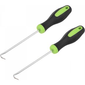 uxcell Full Hook Pick 6.69" Puller Remover Removal Tool for Oil Seal/O-rings, Gasket, Hose 2Pcs