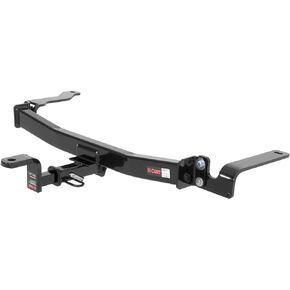 CURT 113193 Class 1 Trailer Hitch with Ball Mount, 1-1/4-In Receiver, Fits Select Ford Focus, GLOSS BLACK POWDER COAT