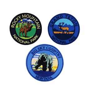 Camping Patches Backpack Patches National Park Embroidered Iron On Patch for Hats