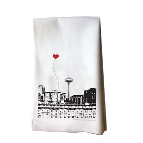 Seattle Space Needle Floursack Tea Towel