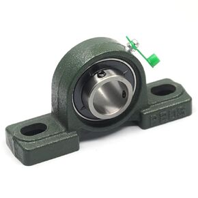 2PCS UCP202-10 Pillow Block Mounted Ball Bearing 5/8" Bore Solid Cast Iron Base Self Aligning