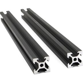 2Pcs 350mm Aluminum Extrusion 2020 Series European Standard V Slot Aluminum Profiles Rail for 3D Printer Parts Linear Rail Aluminum Profile Extrusion in Saudi Arabia