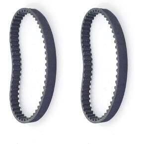 حزام توقيت 168-3M - 56 سنًا، حزام مطاطي أسود مسنن، حزام محرك مسنن 0.236 بوصة/ 6 مم، مناسب للمكانس الكهربائية والمزيد، عبوة من قطعتين in Kuwait