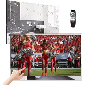 elecsung 32 inch Smart Mirror Bathroom TV Full Screen Touch Panel 1080P IP66 Waterproof Android 11.0 System with Wi-Fi and Bluetooth, M32-TS, 2023 Model
