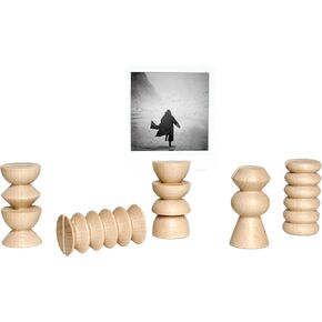 Set of 5 - Tall Totem - Wooden Polaroid Picture/Postcard Stands in Saudi Arabia