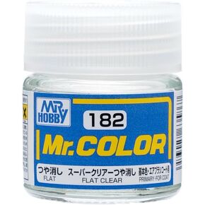 GSI Creos C182 Flat Clear 10ml Bottle, GSI Mr. Color