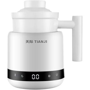 TIANJI DGD06-06BD Mini Ceramic Electric Stew Health Pot, Smart Appointment Automatic Multi-function Slow Cooker, 600ml