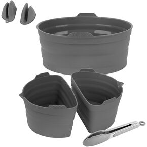 6 قطع من بطانات وعاء الفخار، بطانة وعاء الفخار سعة 6 لتر، بطانات الطبخ البطيء، بطانة وعاء الفخار من السيليكون قابلة لإعادة الاستخدام، خالية من مادة BPA، مانعة للتسرب، بطانات وعاء الفخار، مقسم وعاء الفخار، إدراج مقسم الفخار in Kuwait