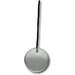 Universal Neutral Pendulum. Clear Acrylic Plastic Sphere on a String. Tool for Personal Wavelength Testing in Radiesthesia. Biofield Tuning.