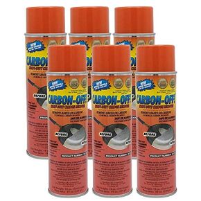 CARBON-OFF! Heavy Duty Carbon Remover -Aerosol, Case of 6 (19 oz) Cans