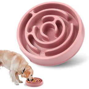 Jenilily Slow Feeder Bowls Anti-Slip Puzzle Interactive Bloat Stop Bowl Anti-Choking Dog Bowl for Small and Medium Dogs