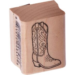 Stamps by Impression Cowboy Boots Rubber Stamp - 1.33" x 2.25"
