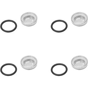 Yctze 4 Pcs Brake Master Cylinder Reservoir Sight Gasket powersports brake accessoriesatv brake reservoir sight glass,Cylinder Reservoir Sight Gasket