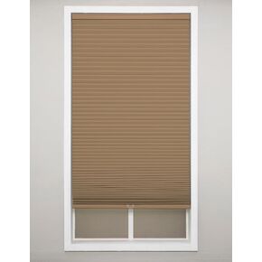 Eclipse Blackout Cellular Window Shade - Cordless Honeycomb Shades, Stylish Window Covering, Easy Lift System, Blinds for Windows, Pet & Children-Safe, 36 W x 64 L, Latte