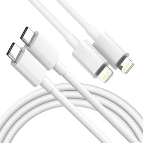 USB C to Lightning Cable 2PACK 3FT [Apple MFi Certified] iPhone Charger Fast Charging Cable Compatible with iPhone 14 13 13 Pro Max 12 12 Pro Max 11 XS XR X iPad Airpods
