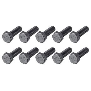 Hex Bolts (M12-1.25x35mm) 5Pcs, 8.8 Grade Carbon Steel Fully Threaded Black Oxide, Coarse Thread UNC Hex Head Screw Bolt - for Furniture Repair