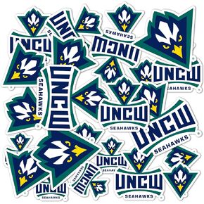 Desert Cactus University of North Carolina Wilmington Seahawks UNCW Stickers Vinyl Decals Laptop Water Bottle Car Scrapbook T1 (Type 1-1)