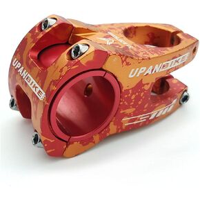 UPANBIKE Bike stem 31.8mm/35mm Mountain Bike Stem Length 50mm Handlebar Stem for Road Bike MTB BMX Fixie Gear Bike(Red)