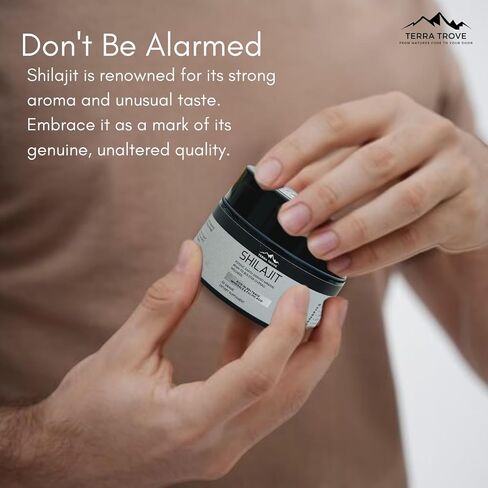 Pure Himalayan Shilajit Resin | 100% Authentic, Natural, Organic and Lab Tested | Contains 85+ Trace Minerals and Fulvic Acid | 75 Servings for Energy Boost & Immune Support | 30 Grams in Saudi Arabia