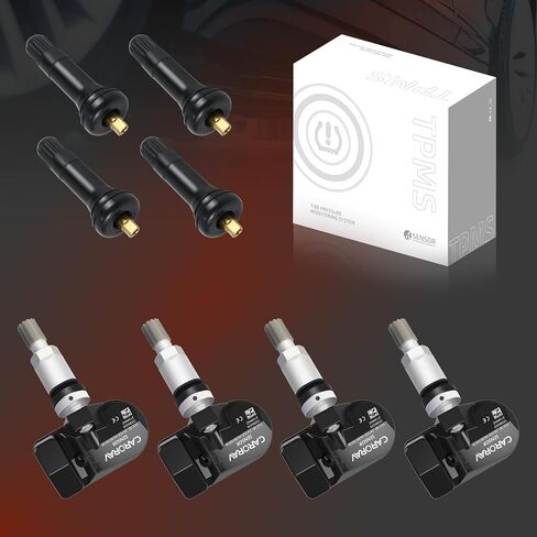 مستشعر TPMS GM، استبدال مستشعر ضغط الإطارات 4 قطع لجنرال موتورز تشيفي جي إم سي كاديلاك بويك، 315 ميجا هرتز OE يستبدل # 13586335، 13581558، 13598771، 13598772 in Kuwait