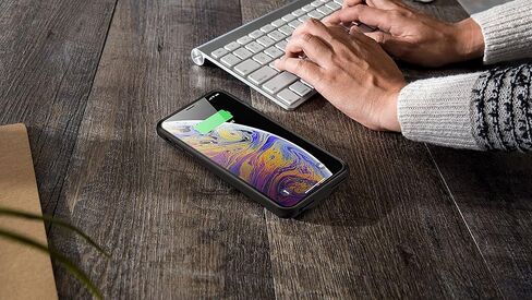 Battery Case for iPhone Xs Max, Enhanced 10000mAh Ultra-Slim Rechargeable Portable Protective Charging Case Extended Battery Pack Compatible with iPhone Xs Max (6.5 inch) Charger Case (Black) in Kuwait