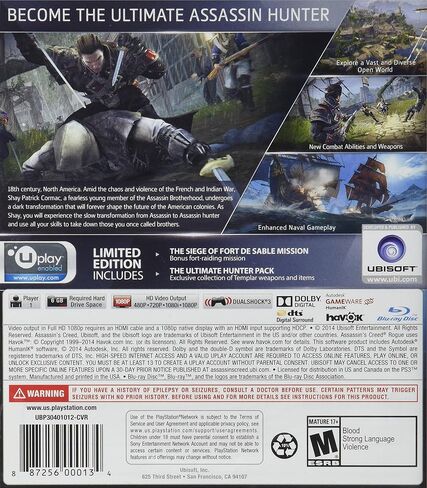 Assassin's Creed Rogue | PC Code - Ubisoft Connect in Saudi Arabia