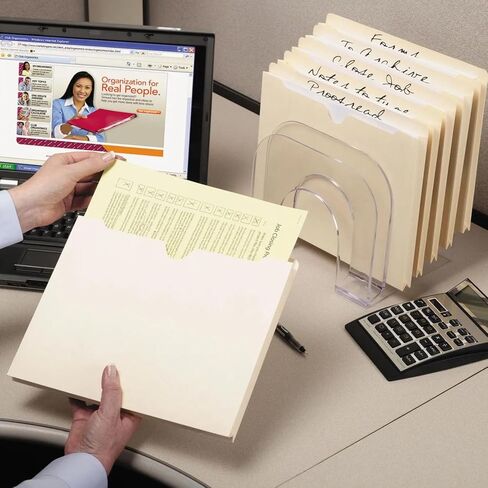 1InTheOffice Manila Expanding File Jacket, 1", Letter, 50 Pack (1 Inch) in Saudi Arabia