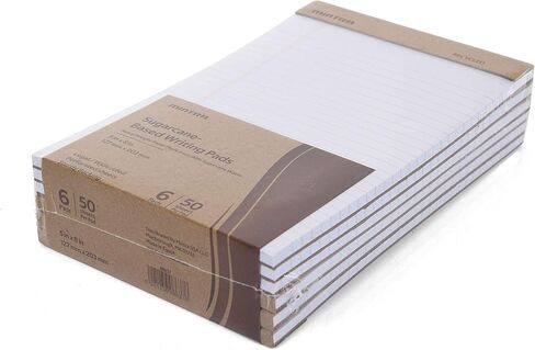 وسادات الكتابة المعاد تدويرها من مينترا، 6 قطع (باستيل، مسطرة عريضة (8.5 بوصة × 11 بوصة)) in Kuwait