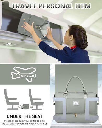 LOVEVOOK Travel Bag Weekender Bags for Women, Carry on Overnight Bag with Shoe Compartment,Duffle Bag with Laptop Pocket,Hospital Bag for Labor Delivery,Gym Tote Bag with Toiletry Bag in Saudi Arabia