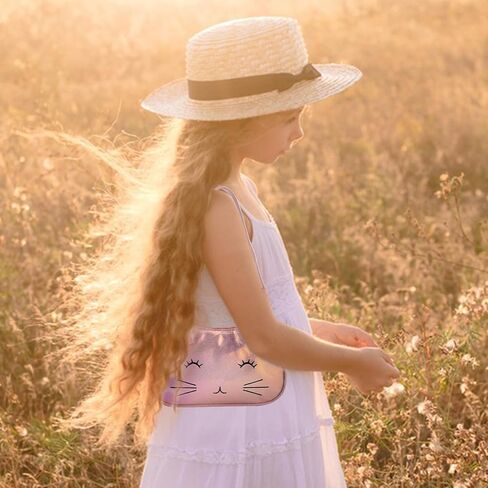 حقيبة يد كتف للأطفال من PinkSheep، محفظة لطيفة على شكل قطة للأطفال الصغار، محفظة للأطفال، محفظة للفتيات الصغيرات، محفظة للأطفال الصغار، حقيبة يد كروس للبنات، أزياء الفتيات والفتيات in Kuwait