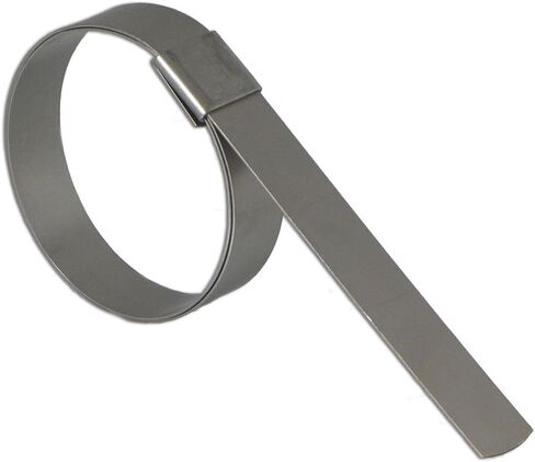 BAND-IT CP1499 عرض 5/8 بوصة × سمك 0.025 بوصة وقطر 3-1/2 بوصة، مشبك ثقب مركزي من الفولاذ الكربوني المجلفن (50 لكل صندوق) in Kuwait